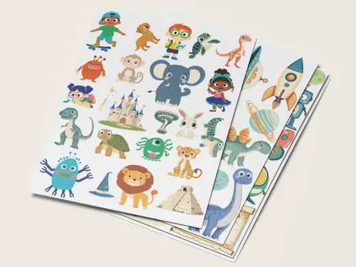 Surface-Safe Reusable Stickers